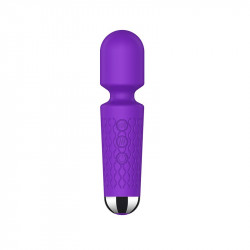 Luna Small Massage Vibrator 20 Vibration Modes+8 Speed ​​Intensities, USB, Silicone, Purple, 15 cm  6427885006301 Multifunkciós Multifunkciós