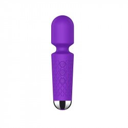 Luna Small Massage Vibrator 20 Vibration Modes+8 Speed ​​Intensities, USB, Silicone, Purple, 15 cm  6427885006301 Multifunkciós Multifunkciós
