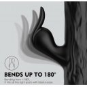 Midnight Rabbit Vibrator, 10 Thrusting Modes, 10 Vibration Modes, Silicone, USB, Black, 24.5 cm 6427885000132 Multifunkciós