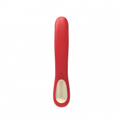 Rabbit Crush Vibrator, 10+10 Stimulating Modes, Silicone, Magnetic USB, Red, 20.5 cm  6427885002143 Multifunkciós