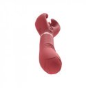 Lothus Vibrator, 7+7 Vibration Modes, Silicone, Magnetic USB, Red, 21.5 cm 6427885002617 Multifunkciós