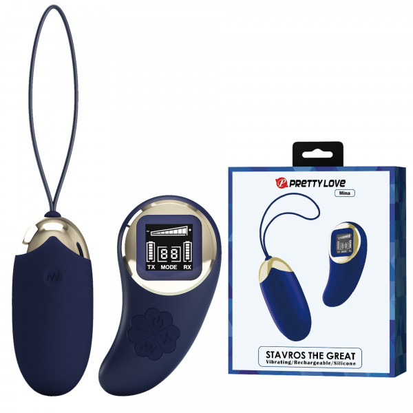 PRETTY LOVE - Mina-10 vibration functions 9 speed levels, Wireless remote control  6959532334579 Multifunkciós