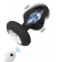 Kai Anal Plug, 12 Vibration Modes, Silicone, USB, Black, 8.6 cm  6427885000279 Multifunkciós
