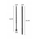 Ribbed Penis Dilator Set 2 pcs Black 8713221834294 Húgycsőtágító