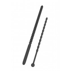 Ribbed Penis Dilator Set 2 pcs Black 8713221834294 Húgycsőtágító Húgycsőtágító