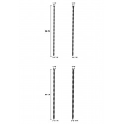 Penis Dilator Set Large 4 pcs  8713221833228 Húgycsőtágító