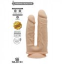 Thermo Reactive Silicone Double Dildo With Natural Density Double Memory 8433345221977 Dildo