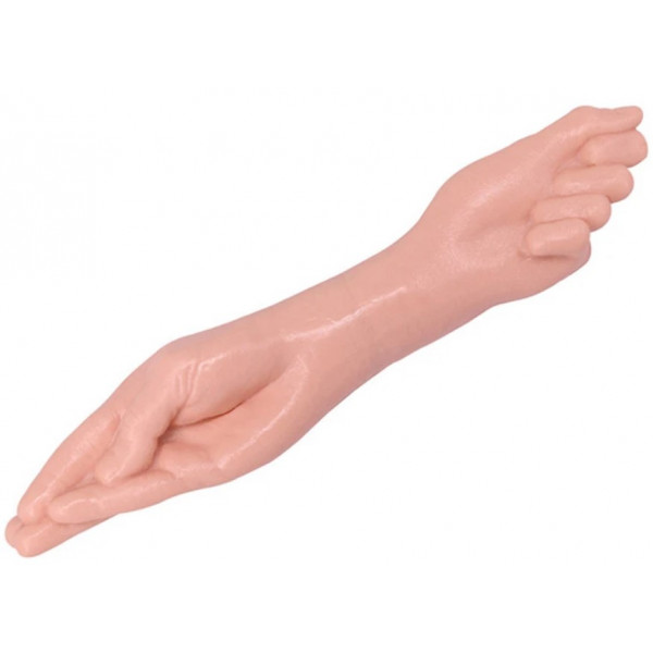 Dildo Fisting Double Hand, PVC, Natural, 36 cm  5000128051873 Dildo
