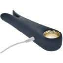 Clitoral Stimulator Tulip Petals 10 Modes Strong Vibrations Dark Blue Silicone 5000128019514 Csiklóizgatók