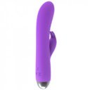 Daisy Vibrator, 10 Vibration Modes, Triggering, Silicone, USB, Purple, 21 cm, Good Vibes 6427885002051 Multifunkciós