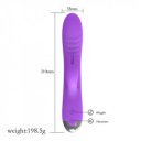 Daisy Vibrator, 10 Vibration Modes, Triggering, Silicone, USB, Purple, 21 cm, Good Vibes 6427885002051 Multifunkciós