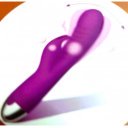 Daisy Vibrator, 10 Vibration Modes, Triggering, Silicone, USB, Purple, 21 cm, Good Vibes 6427885002051 Multifunkciós