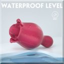 Bloom Vibrator, 18 Stimulating Modes, Silicone, USB, Red, 10.9 cm  6427885007728 Csiklóizgatók