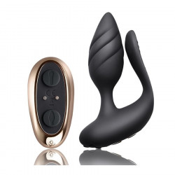 Vibrator Torque Cocktail Remote Control 10 Modes Vibration USB Black Silicone 811041014587 Multifunkciós Multifunkciós