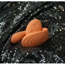 Glam Couple Vibrator, 7 Vibration Modes, Remote Control, Silicone, USB, Orange 8720365101137 Párvibrátor