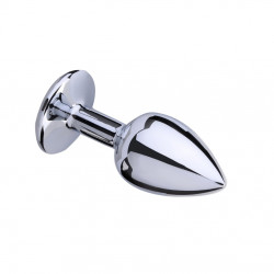 Hearty Buttplug, Medium, Silver/Light Blue 6427885015990 Anál