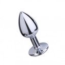 Metallic Anal Dop Buttplug Medium Silver /purple  6427885014344 Anál