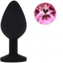 Anal Plug Silicone Buttplug, Medium, Red/Pink 6427885018496 Anál