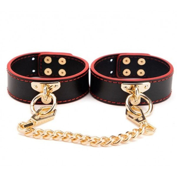 Handcuffs Fetish Love Opulence, Black/Red  6427885018151 Bilincsek