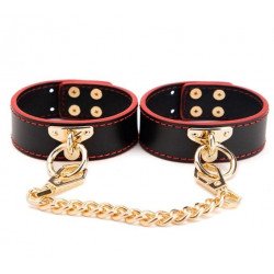 Handcuffs Fetish Love Opulence, Black/Red  6427885018151 Bilincsek Bilincsek