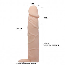 PRETTY LOVE - PENIS SLEEVE 7 Pénisz feltétek