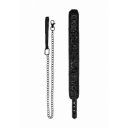 Luxury Collar with Leash - Burgundy  8714273525253 Fetish