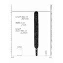 Luxury Collar with Leash - Burgundy  8714273525253 Fetish