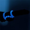 Set of 3 Lumino Play Penis Rings, TPE, Blue  6970260908405 Gyűrűk
