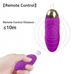 Haruka Vibrating Egg , Remote Control, 7 vibrating mode, 3 speeds , Silicon, USB Rencheable 6427885005892 Multifunkciós
