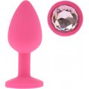 Dop Anal Silicone Buttplug Small Pink / Clear Pink 5000128013963 Anál
