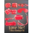 Love Me! 7 Piece BDSM Kit, Red 6427885017864 szett