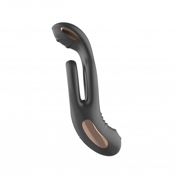 Jakob Penis Ring, 10 Vibration Modes, Silicone, Magnetic USB, Black 6427885002716 Multifunkciós