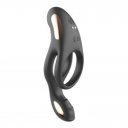 Jakob Penis Ring, 10 Vibration Modes, Silicone, Magnetic USB, Black 6427885002716 Multifunkciós