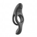 Jakob Penis Ring, 10 Vibration Modes, Silicone, Magnetic USB, Black 6427885002716 Multifunkciós