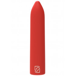 Bullet Vibrator Magic Bullet, 10 Vibration Modes, ABS, Magnetic USB, Red, 8.7 cm 6427885002938 Vibrátorok Segédeszközök