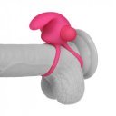 Penis Ring Power Clit Cockring 10 Vibration Modes Pink Silicone 6970260900874 Gyűrűk