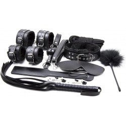 Dominate Me!, 10 Piece BDSM Kit, Black  6427885017789 szett Fetish