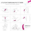 Mini Stimulator Reth 9 Modes Vibration Remote Control Pink Silicon 10.5 Cm 5000128026475 Multifunkciós