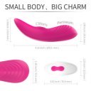 Mini Stimulator Reth 9 Modes Vibration Remote Control Pink Silicon 10.5 Cm 5000128026475 Multifunkciós