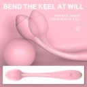 Bendable Vibrator Romance, 9 Vibration Modes, USB, Silicone, Pink, 22 cm 6427885007612 Multifunkciós