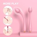 Bendable Vibrator Romance, 9 Vibration Modes, USB, Silicone, Pink, 22 cm 6427885007612 Multifunkciós