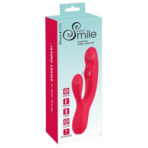 Sweet Smile Thumping Rabbit Vibrator  4024144453054 Multifunkciós