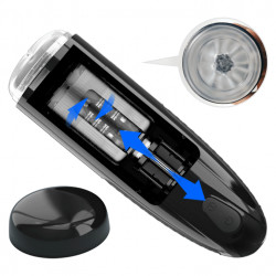 PRETTY LOVE - MARLON Automatic Rotating & Thrusting 10 Function, USB / Voice 6959532332476 Multifunkciós
