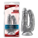Double Cumming Dick Dildo With Silver PVC Suction Cup 17.5 Cm 759746665805 Dildo