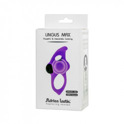 Penis Ring Lingus Max 10 Vibration Modes Silicon Purple 9 Cm 8433345307237 Gyűrűk