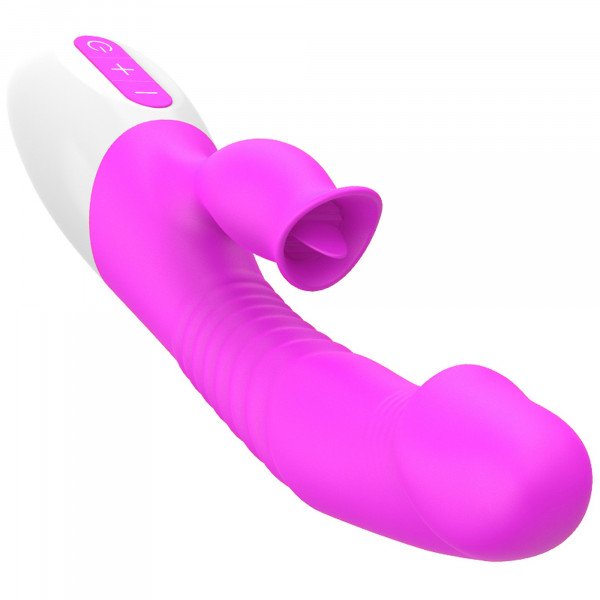 Vibrator-Silicon, Vibrator 7 Function and Heating Mode, Purple 6972775511651 Multifunkciós