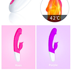 Wibrator-Silicon, Vibrator 7 Function and Heating Mode, Purple 6972775511651 Multifunkciós