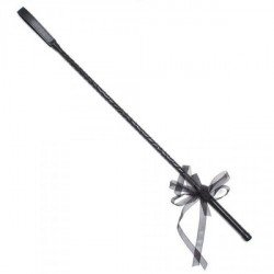 Pejcz-Frustino Ribbon Horse Whip black  8053629699799 Ostor Fetish