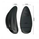 Wearable Teaser Stimulator 10 Vibration Modes Black Silicone 10.5 Cm 6959532309799 Multifunkciós