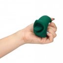 Licking&Vibrating Clitoral Stimulator, 20 Stimulating Modes, Silicone, USB, Green, 8.5 cm 8714273048882 Csiklóizgatók